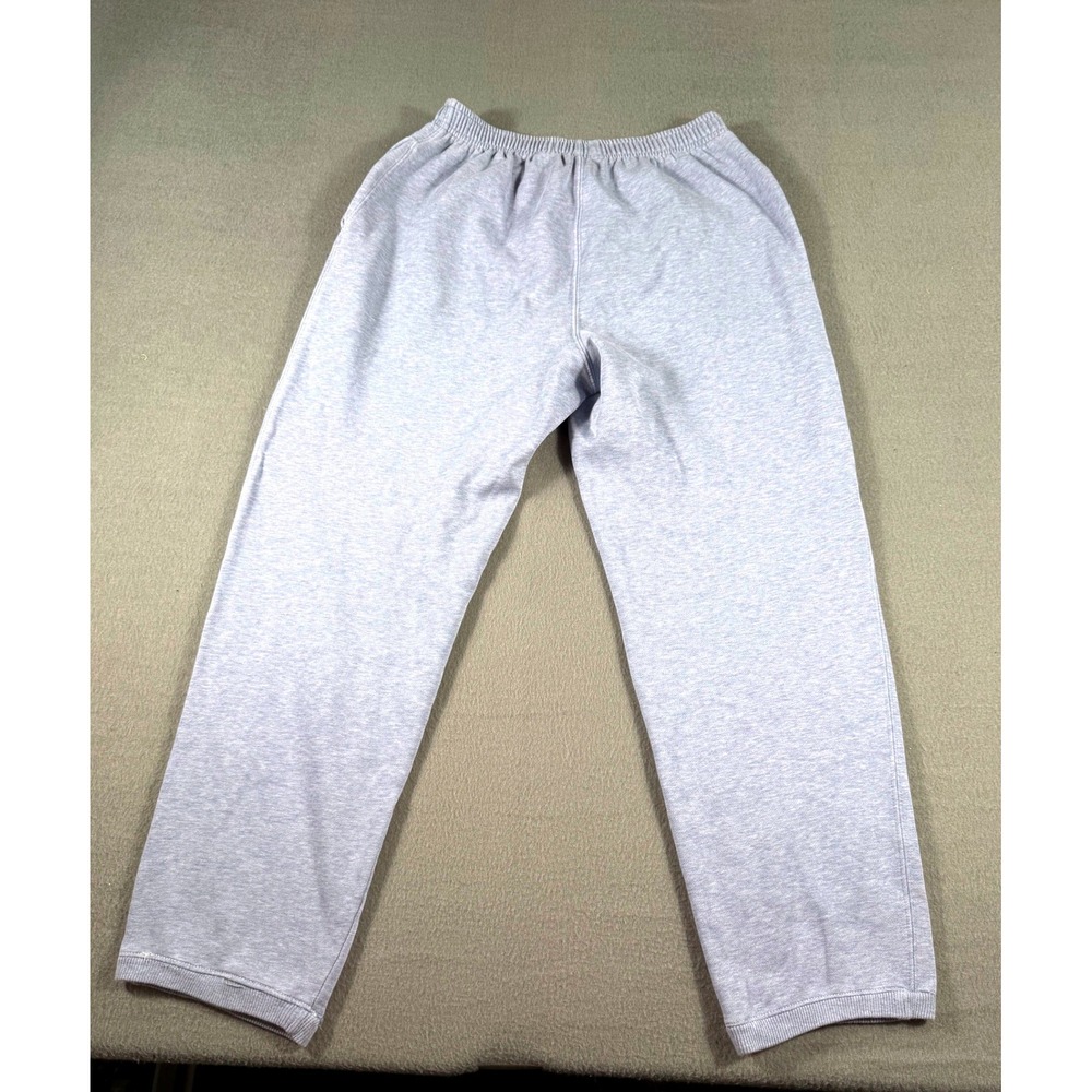 St‎ Johns Bay Sweatpants Mens M Sky Blue Fleece Elastic Waist Jogger Lounge